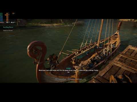 Assassin's Creed Valhalla Very High Graphics Preset On GTX 1070 + i5 7600K