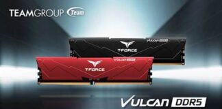 T-FORCE VULCAN DDR5 memory