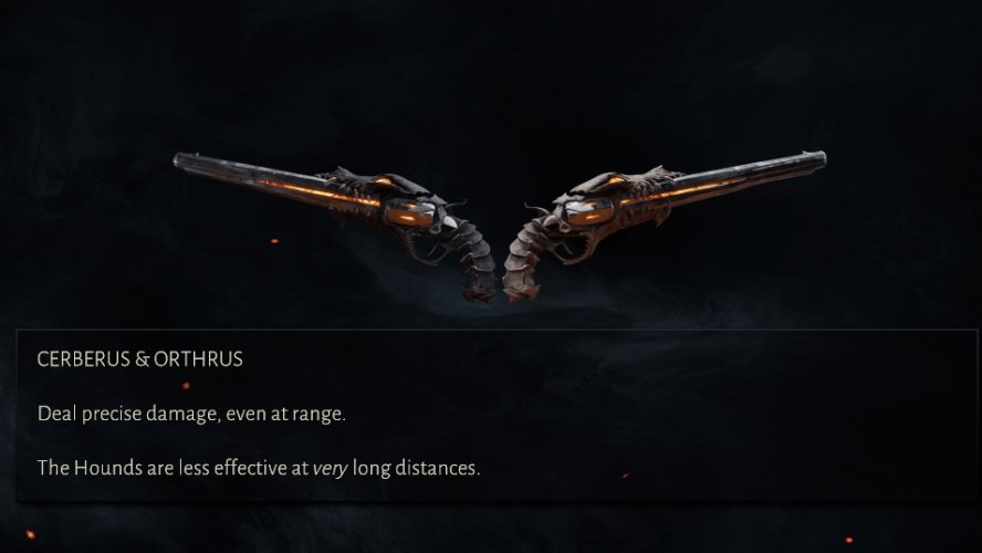 All weapons List In Metal Hellsinger