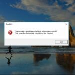 How To Fix: “Winscomrssv.Dll Error” At Startup On Windows?