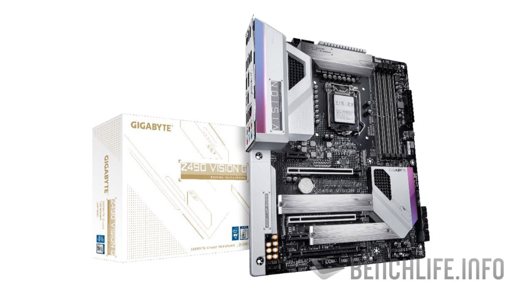 VISION G Gigabyte Z490 Aorus Motherboards