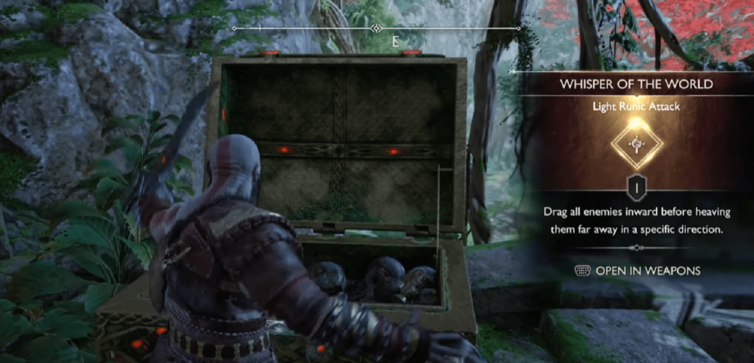Whisper Of The World God Of War: Ragnarok